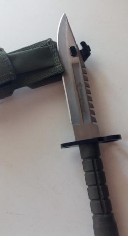 VENDIDA bayoneta Smith & Wesson especial OPL, para fusil M4, mide 19 cm de hoja y 32 cm. en total, 00