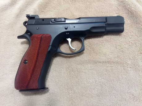 Buenas tardes

Por abandono del tiro, vendo CZ 75B con mira LPA, dos cargadores, maleta CZ, cachas cocobolo.
En 01