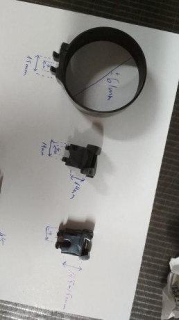 Monturas sulher para visores grandes 8x56
Dado la falta de un tornillo pasante y lo feas de la pieza al 02