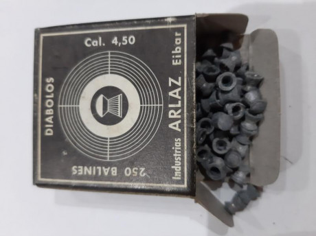 Un saludo a todos los foreros.
Pongo en venta cajas de balines diabolo de la marca ARLAZ en calibre 4,5 21