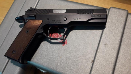 Bueno, pues se ofrece una Pardini PC9 de 5" y en un estado muy bueno.
Su precisión es muy buena en 01