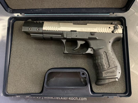 Vendo Walther P22 target el arma está impecable y nunca me falló con ninguna munición. Con un cargador.
El 00