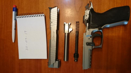 VENDIDA,,,,,,pistola seminueva  Sig Sauer P226 X-Five Bew line All Round edicion especial para IPSC, en 122