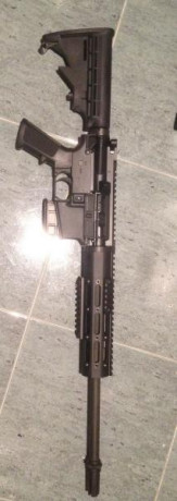 Se vende DPMS panther 300 Blackout, documentado como arma de concurso (F), va con el cargador original 00