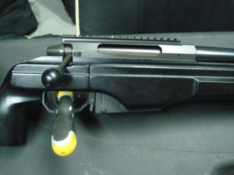 Vendo sako trg 42, calibre 338 lapua magnum, estado impoluto, usado para caza y bien poco. Incluye caja 01