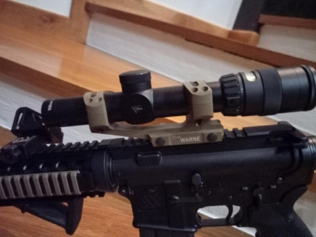 Buenos días.
Pongo a la venta  AR 15 Bushmaster calibre 6.8 SPC con cañón de 12¨ 
El arma está nueva solo 10