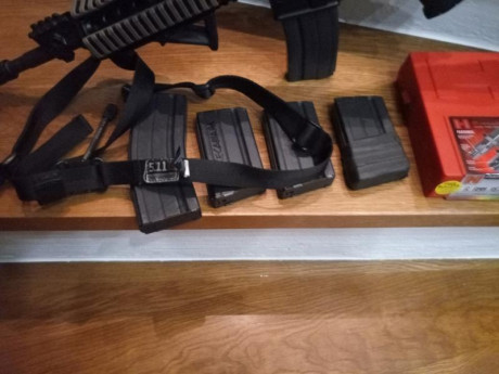 Buenos días.
Pongo a la venta  AR 15 Bushmaster calibre 6.8 SPC con cañón de 12¨ 
El arma está nueva solo 20