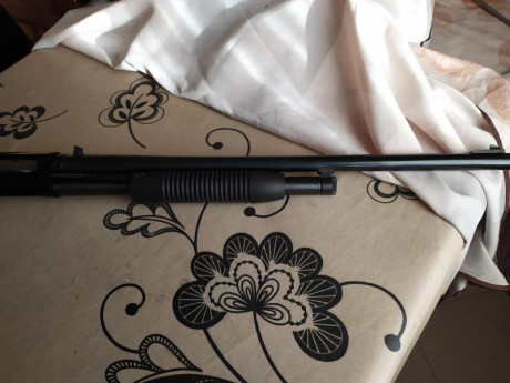 VendIDA!!!! escopeta en buen Estado estético y mecánico. 
Marca MAVERICK 88 ( fabricada por Mossberg). 21