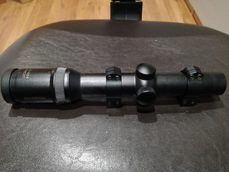 Buenas.
Vendo visor swarovski habicht 1,25-4x24
Reticula en primer plano
Anillas warne desmontables de 01