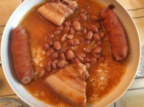 Hoy para comer acelgas hervidas y chuletón de vaca gallega vieja con seis semanas de maduración en cámara 170
