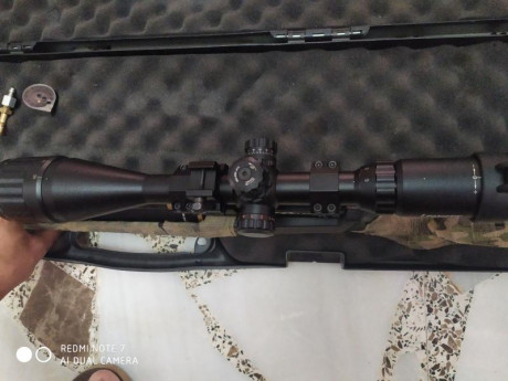 Buenos días señores, por exceso de carabinas me deshago de mi querida FX Thypon T12 calibre 5.5 + visor 00