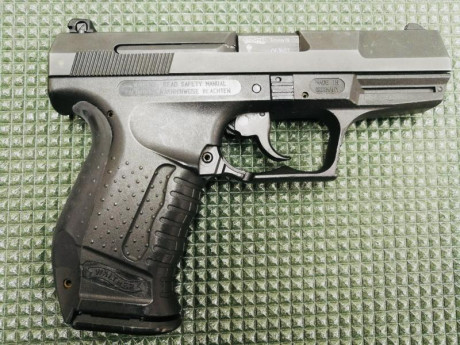 Walther P99 solo se han tirado con ella 25 cartuchos para probarla está completamente nueva se entrega 02
