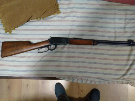 Vendo carabina erma .22lr de palanca.
La tengo puesta en trueques por una máquina de recarga. La vendo 00