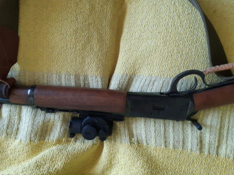 Hola compañeros cambio estos dos rifles estan impecables un rossi Puma 454 casull con carril y punto rojo 01
