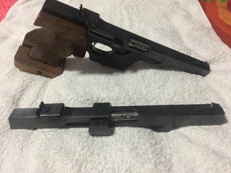 Muy buenas, vendo walther gsp de competición con doble carro del 22 y del 32. Un cargador del 22 y uno 01