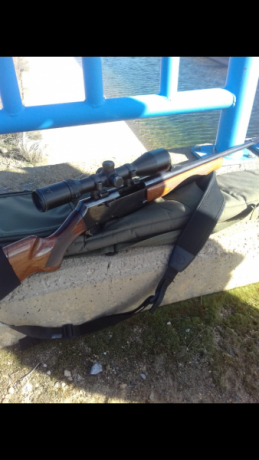 Hola a todos, este es mi primer anuncio, pongo en venta mi fn Browning bar ii, calibre 300wm con monturas 00