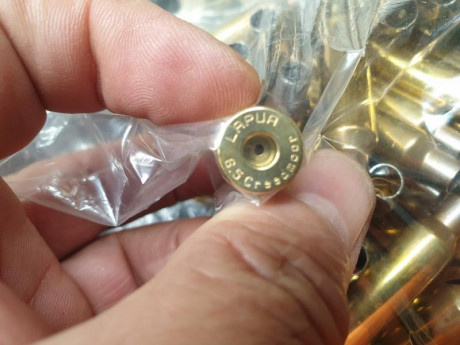 100 Vainas 6,5 Creedmoor sin usar nuevas lapua small rifle primer ( piston pequeño) 95€  con envio a península 01