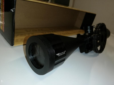 Por no usar, vendo visor BSA 4-16X44 Stealth Tactical CON RUEDA DE AJUSTE DE PARALAJE, lo compré para 00