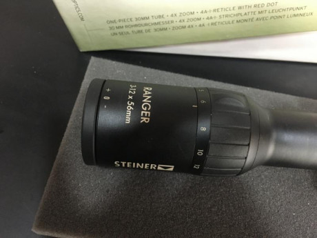 Buenas, pongo a la venta este visor de gran claridad y campo de visión ideal para rececho y montería. 01