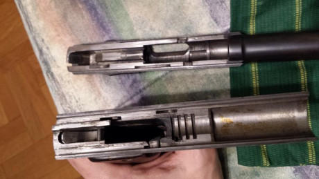 Vendo Astra 400 fabricada para el Gobierno Vasco con punzones BOPE. 
El estado del pavón de la pistola 01