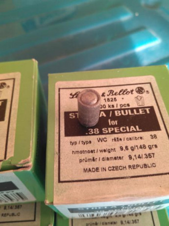 Vendido, gracias a todos
Hola, vendo un lote de recarga del .38SPECIAL Por quitarme el revólver y cambiar 00