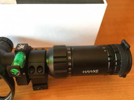 VENDO VISOR HAWKE SIDEWINDER 8x32x56 SF comprado nuevo ( factura ) en SEPTIEMBRE 2019.
- COMPLETO DE CAJA 21