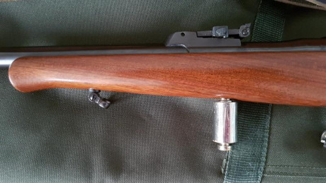 Por no usar vendo Carabina CZ 452-2E ZKM en perfecto estado de funcionamiento, guiada en F.  Disparador 02