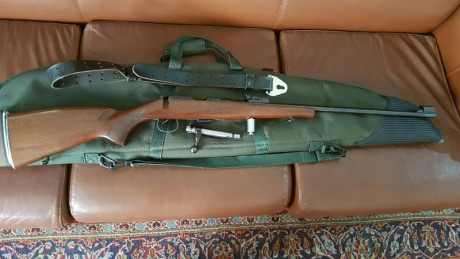 Por no usar vendo Carabina CZ 452-2E ZKM en perfecto estado de funcionamiento, guiada en F.  Disparador 00