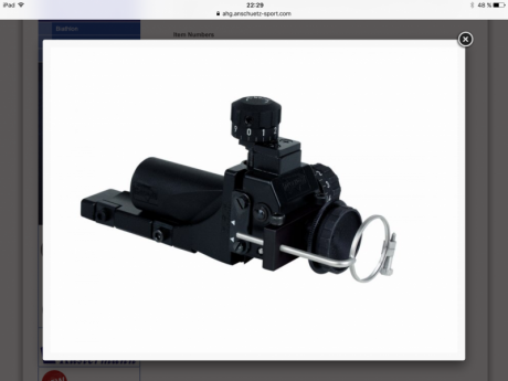 Vendo los siguientes accesorios para carabina match :

Rabera Anschutz 150€
Alza micrometrica ajustable 31