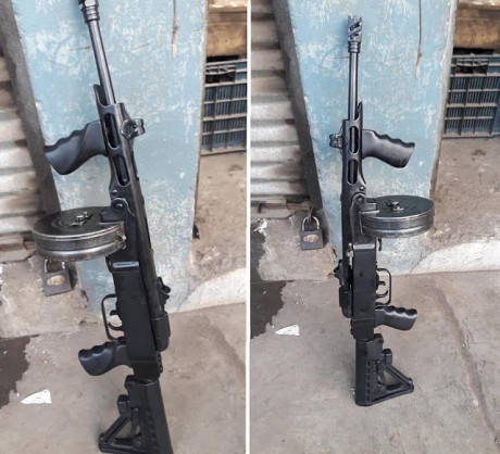 Curiosa la modificación y modernización del arma, solución e ingenio. :D 

https://alejandro-8.blogspot.com/2019/11/ametralladora-ppsh-41-modificada-en.html 00