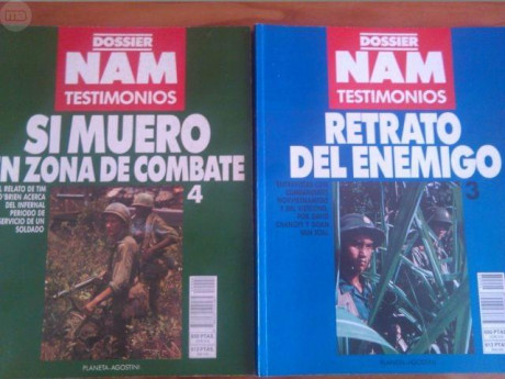 Dossier Nam testimonios, 01-14 sin uso, 70 euros. Año 1986 guardados desde entonces. Entrega en mano para 20