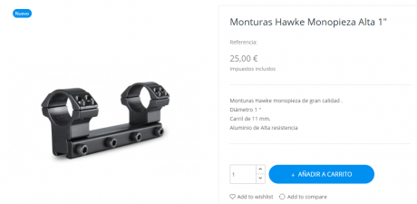 Bueno, el caso es que he decidido prepararme una carabina weirhauch 95 para competir en hunting, para 50