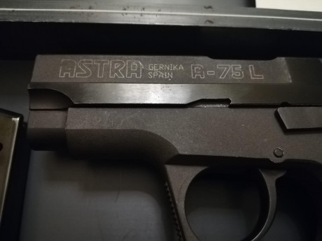 Vendida , por favor se puede cerrar el tema
El arma esta guiada en A y no se puede guiar en F.
Con la 11