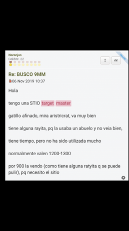 En venta STI 9 pb de 6"

alza Aristocrat

tiene su tiempo y uso, pero si la mano es buena los dieces 10