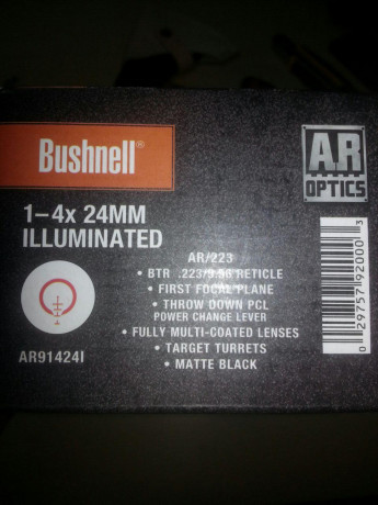 Vendo visor bushnell 1-4x24, es este modelo 

https://www.borchers.es/visores-tacticos/1857-visor-bushnell-ar-1-4x24-ri.html


Dos 11