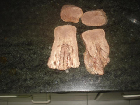 Hoy para comer acelgas hervidas y chuletón de vaca gallega vieja con seis semanas de maduración en cámara 02
