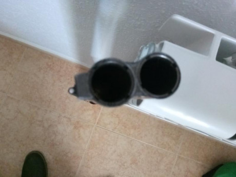 escopeta sporting , lamber 2097 , 76 de cañon , banda ancha ,cañones ventilados , doble punto de mira 10