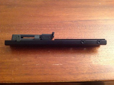 Vendo alza micrometrica anschutz ajustable en altura y deriva.
Para rail de 11 mm que es el standard en 20