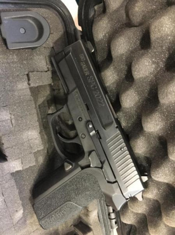 Vendo sig 2022 spc por pase a retiro.
La he usado muy pocas veces y siempre muy bien cuidada.
Guiada en 00