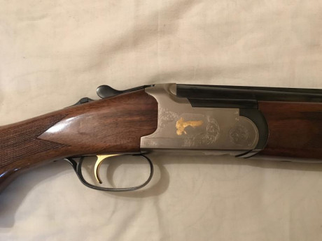 Vendo escopeta superpuesta Lanber 2087 hunter. Calibre 12/76. 5 polichockes. Prácticamente a estrenar. 10