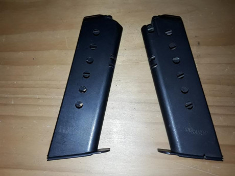  20191120_200833.jpg 
Cargadores para Sig Sauer P220 en 45 A.C.P. (originales).
60€ la unidad.
Contactar 00