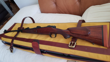 HOLA A TODOS.
Vendo este rifle Dakota Arms 76 modelo African calibre 338 WM.
Equipado con:
Gatillo Jewell.
Monturas 31
