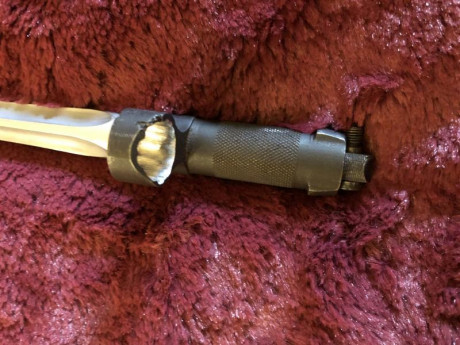 Vendo esta bayoneta para la versión china del SKS, me vino con un Mosin Nagant M44 y no la quiero para 10
