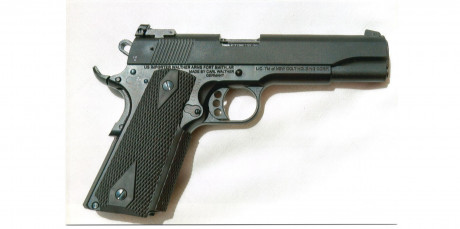 Vendo pistola Colt mod. 1911 del 22 Lr.  GOLD CUP  fabricada por Walther bajo licencia de Colt.
La pistola 51