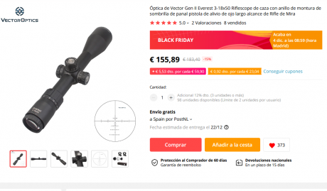 Bueno, para animar el foro un poco, propongo colgar fotos de dianas y arma usada para ello, pudiendo ser 40