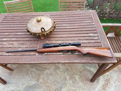Vendo Carabina 22 Magnun con visor. En perfecto estado de uso tanto el visor como la carabina. Sólo algunas 02
