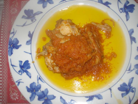 Hoy para comer acelgas hervidas y chuletón de vaca gallega vieja con seis semanas de maduración en cámara 170