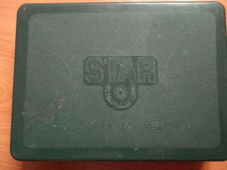 Vendo o cambio caja de star bkm, libro instrucciones, baqueta, y 2 cargadores. 50€.
Transporte a cargo 01