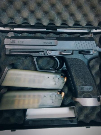 VENDIDA

Vendo pistola HK USP de 5 pulgadas, con muy poco uso. Con licencia A en la actualidad. EXTRAS: 02