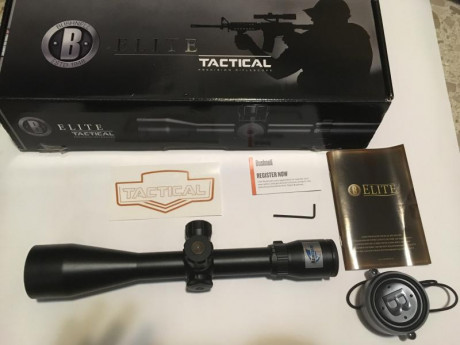 Vendo visor VISOR BUSHNELL ELITE TACTICAL XRS 4.5-30X50, retícula mil-dot. Fabricado en JAPON Magnífica 02